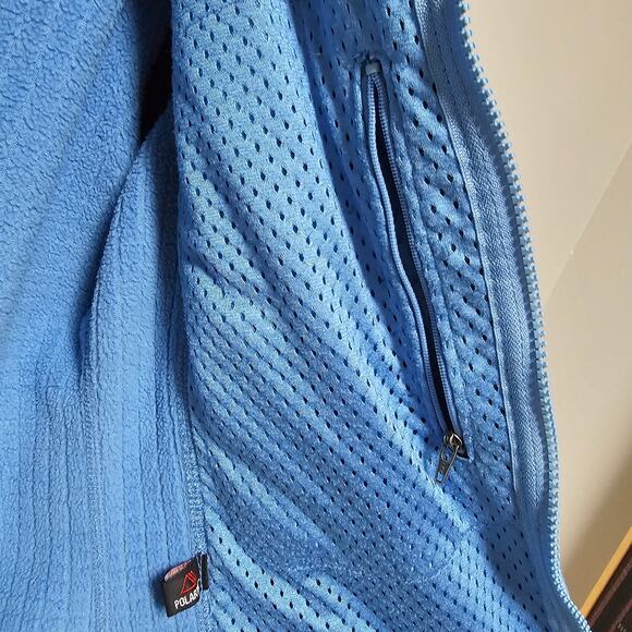 Women's Vintage Patagonia Regulator Blue Fleece Full Zip Jacket Size Small - Picture 7 of 10